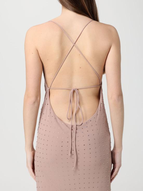 26SS 핑코 롱 원피스 106299A32X Q24 Pink - PINKO