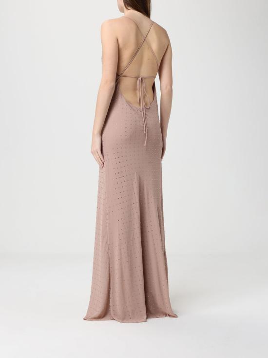 26SS 핑코 롱 원피스 106299A32X Q24 Pink - PINKO