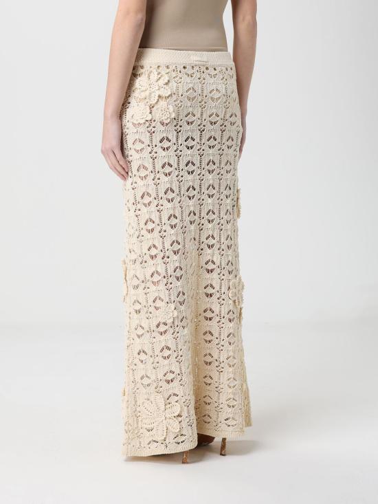 26SS 핑코 스커트 106861A3B8 C10 Yellow Cream - PINKO