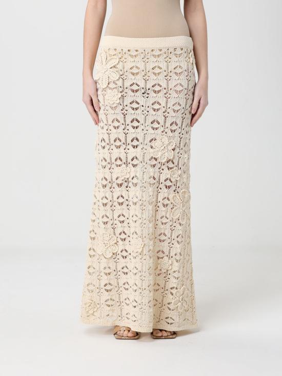 26SS 핑코 스커트 106861A3B8 C10 Yellow Cream