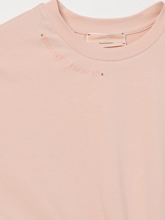 26SS [키즈] 엘리자베타프랜치 티셔츠 EFTS2530JE006 C036 Pink - ELISABETTA FRANCHI