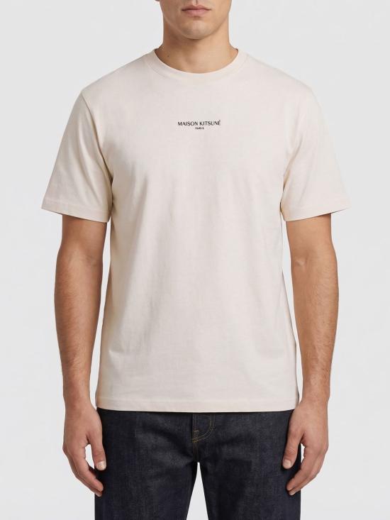 26SS 메종키츠네 파리 컴포트 티셔츠 QM00100KJ7025 0063 Beige