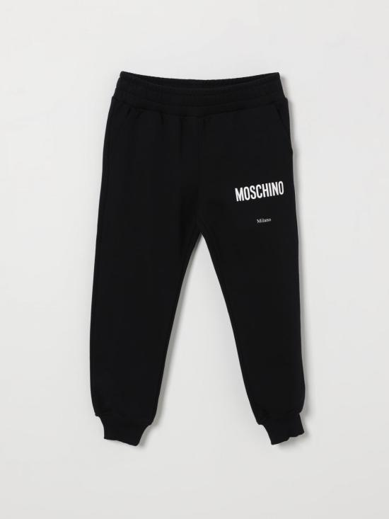 26SS [키즈] 모스키노 팬츠 HUP08YLCA32 60100 Black