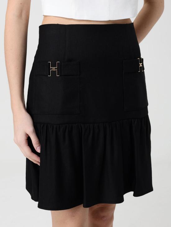 26SS 엘리자베타프랜치 스커트 GO18662E2 110 Black - ELISABETTA FRANCHI
