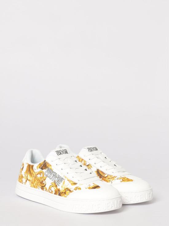 26SS 베르사체 스니커즈 80YA3SK6ZSE04 G03 White - VERSACE