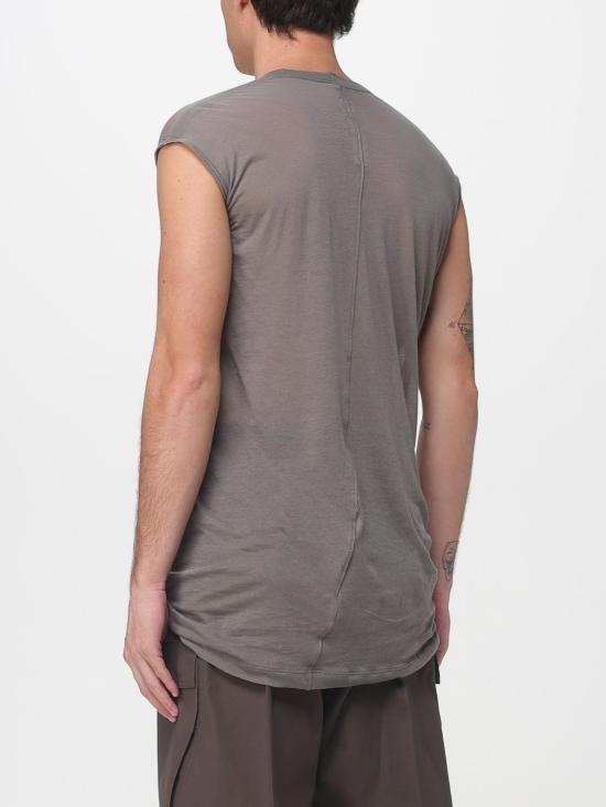 26SS 릭 오웬스 반팔 티셔츠 RU01F2157UC 34 Grey - RICK OWENS