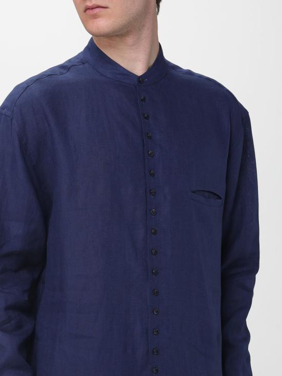 26SS 조르지오 아르마니 셔츠 GM003501TE11049 UB130 Blue - GIORGIO ARMANI