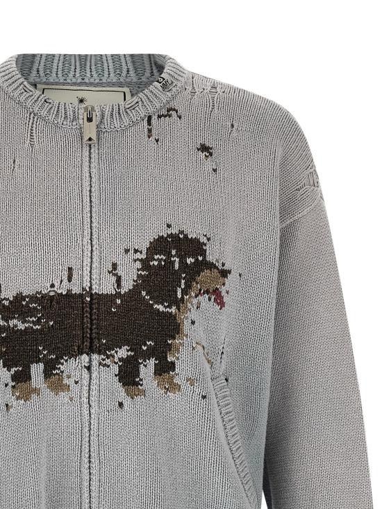 26SS 메종 미하라 야스히로 스웨터 A16CD501BLUE - MAISON MIHARA YASUHIRO