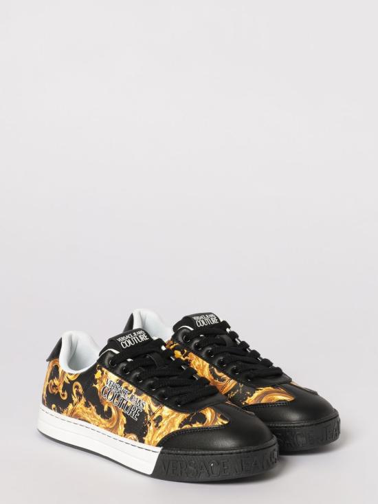 26SS 베르사체 스니커즈 80YA3SK6ZSE04 G89 Black - VERSACE