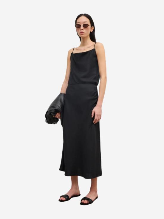  하우스 오브 다그마르 미디 스커트 하우스 오브 다그마 드레이프 - HOUSE OF DAGMAR