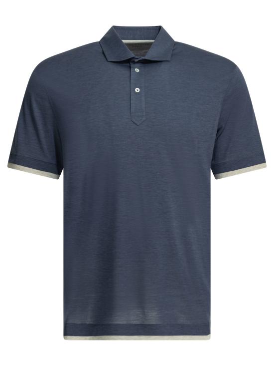 26SS 브루넬로 쿠치넬리 저지 폴로 셔츠 MR8333966CTA27