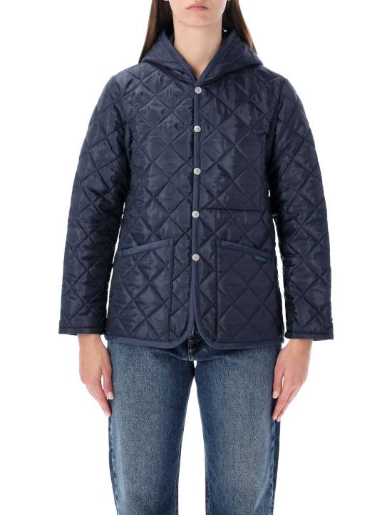  꼼데가르송 자켓 Comme Des Garçons Lavenham X Comme Des Garçons 걸 퀼팅 허스키 재킷 네이비