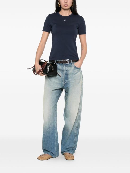 26SS 셀린느 반팔 티셔츠 RX0M43O24 07OW Blue - CELINE