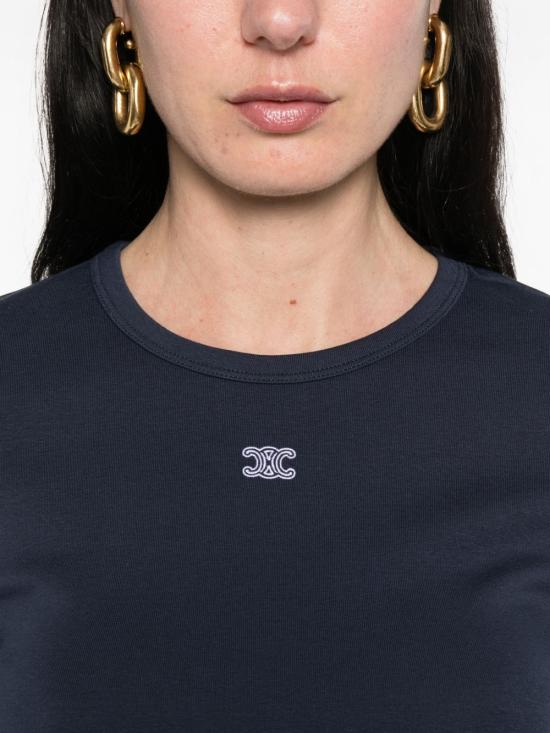 26SS 셀린느 반팔 티셔츠 RX0M43O24 07OW Blue - CELINE