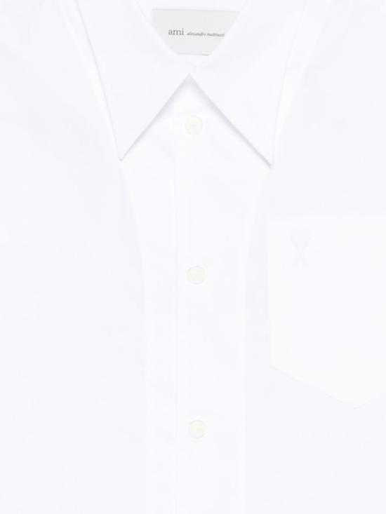 26SS 아미 스웨터 USH809 CO0063100 White - AMI