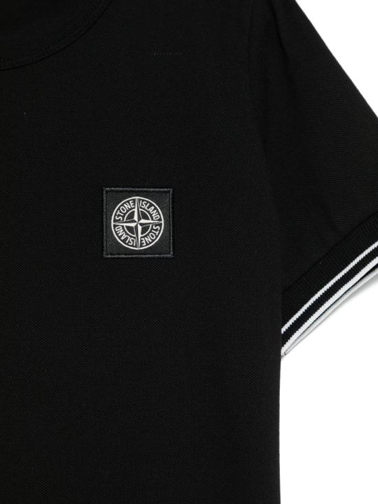 26SS [키즈] 스톤 아일랜드 티셔츠 L1S162100001 S0018V0029 Black - STONE ISLAND