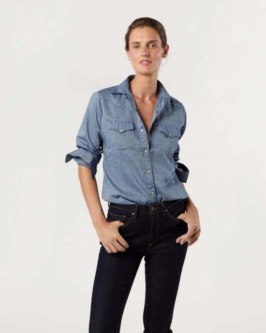  앤 매쉬번 블라우스 웨스턴 셔츠 - ANN MASHBURN