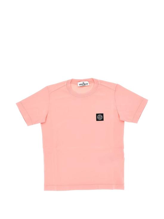 26SS [키즈] 스톤 아일랜드 티셔츠 L1S162100002 S0047V008D Pink - STONE ISLAND