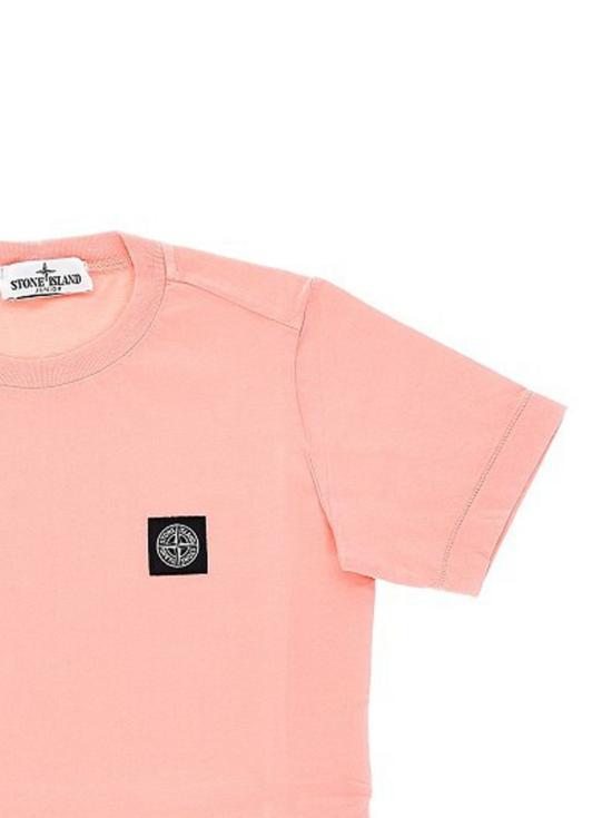 26SS [키즈] 스톤 아일랜드 티셔츠 L1S162100002 S0047V008D Pink - STONE ISLAND