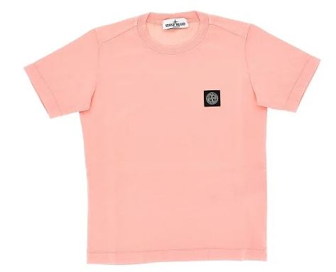 26SS [키즈] 스톤 아일랜드 티셔츠 L1S162100002 S0047V008D Pink - STONE ISLAND