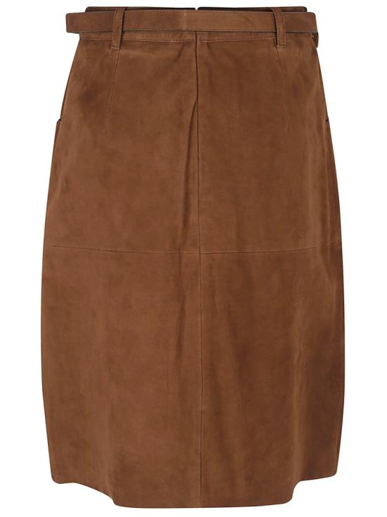 26SS 막스마라 미디 스커트 2616401011600 002 Brown - MAX MARA