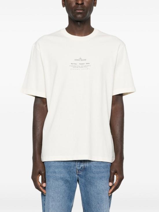 26SS 스톤 아일랜드 반팔 티셔츠 L1S152100001S0285 White - STONE ISLAND