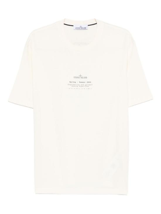 26SS 스톤 아일랜드 반팔 티셔츠 L1S152100001S0285 White