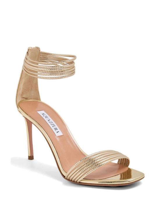 26SS 아쿠아주라 샌들 SWYMIDS0 SSY SOG Gold - AQUAZZURA