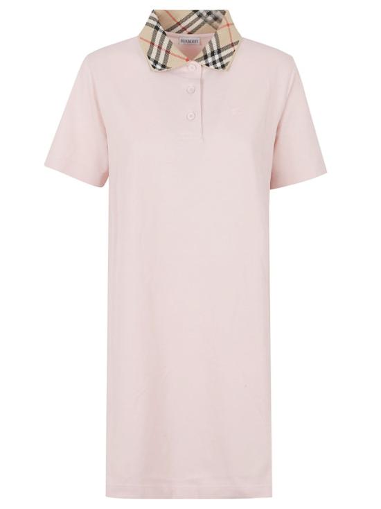 26SS 버버리 체크 칼라 코튼 폴로 셔츠 8118956 C5901 Neutrals