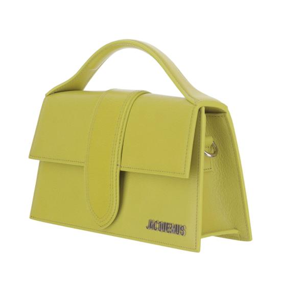 26SS 자크뮈스 라지 밤비노 크로스바디 플랩 백 BAW00007AC03G02525 Green - JACQUEMUS