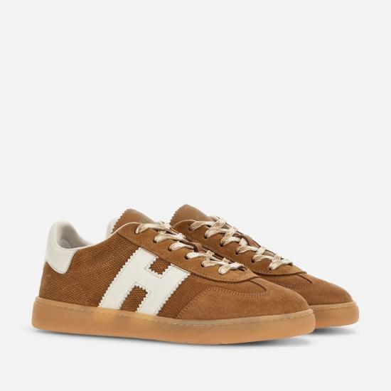 26SS 호간 스니커즈 HXW6470FB60UXJ419E Brown - HOGAN