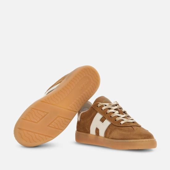 26SS 호간 스니커즈 HXW6470FB60UXJ419E Brown - HOGAN