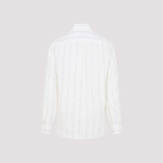 26SS 브루넬로 쿠치넬리 긴팔 셔츠 MA6900621 White - BRUNELLO CUCINELLI