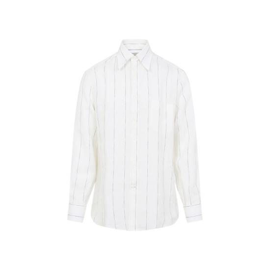 26SS 브루넬로 쿠치넬리 긴팔 셔츠 MA6900621 White