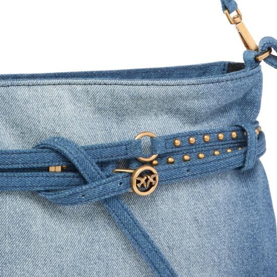 26SS 핑코 숄더백 106177A31GPJDQ Blue - PINKO