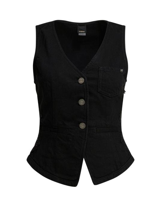 26SS 핑코 데님 자켓 176011 Black