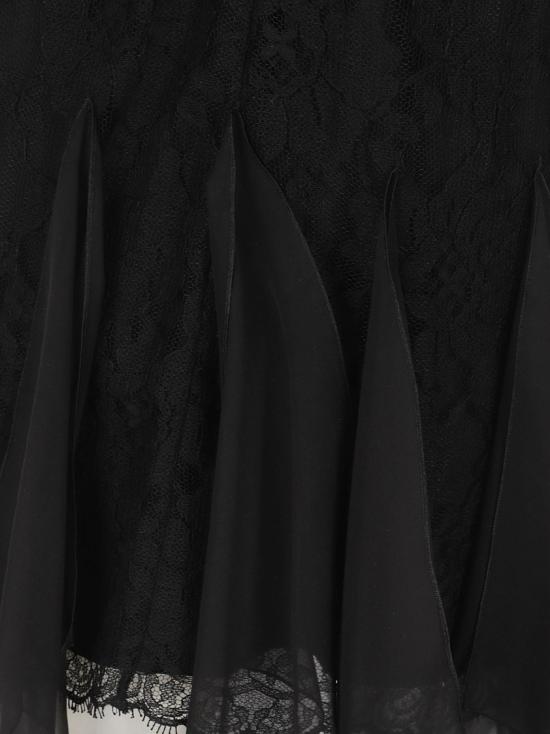 26SS 발렌티노 가라바니 미디 스커트 8B0RAF25A6A 0NO Black - VALENTINO GARAVANI
