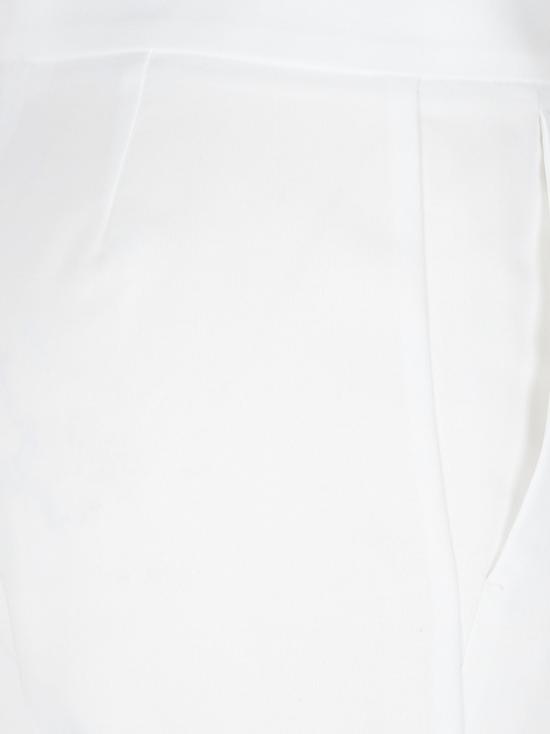 26SS 막스마라 스트레이트 팬츠 2611131052600 001 White - MAX MARA