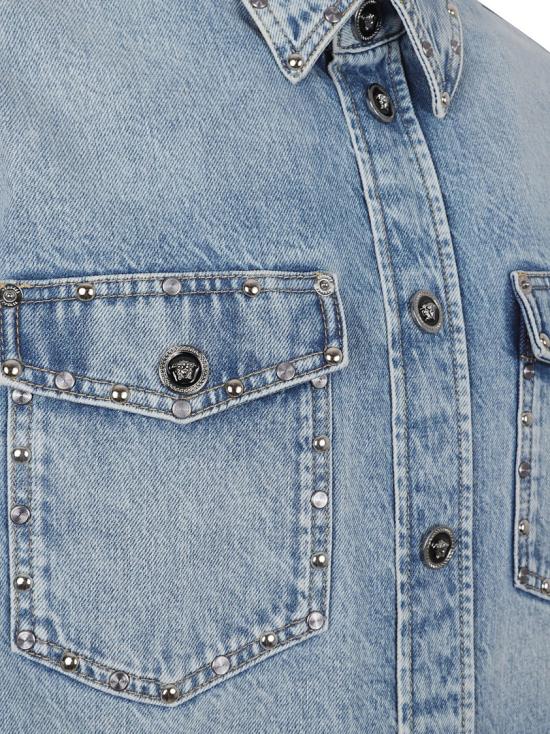 26SS 베르사체 데님 자켓 10227471A168041D190 Grey - VERSACE