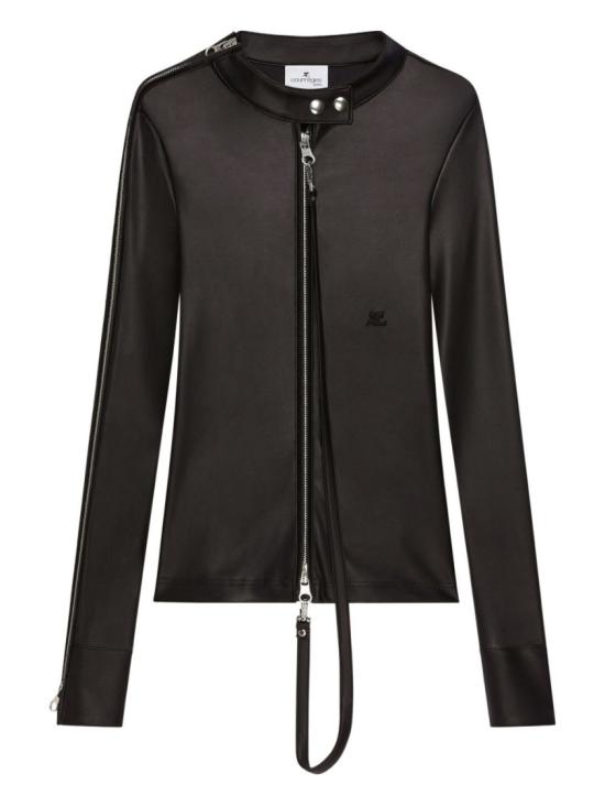 25FW 쿠레쥬 긴팔 티셔츠 325CTO436PU0049 9999 Black