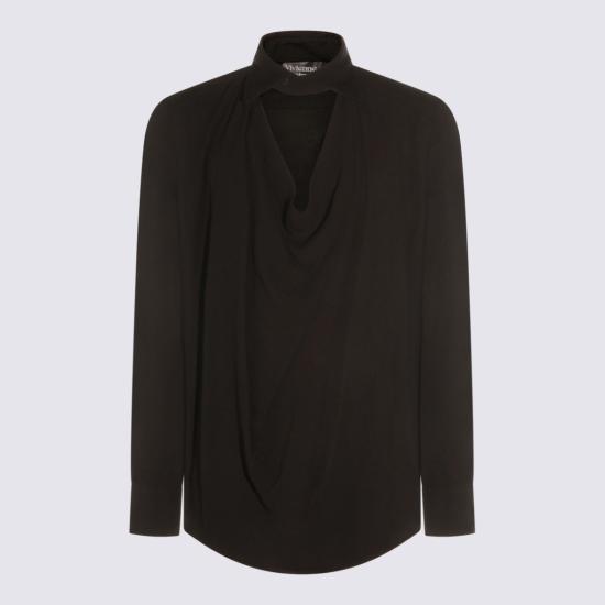 26SS 비비안웨스트우드 셔츠 2401004GW01EMN405 Black - VIVIENNE WESTWOOD