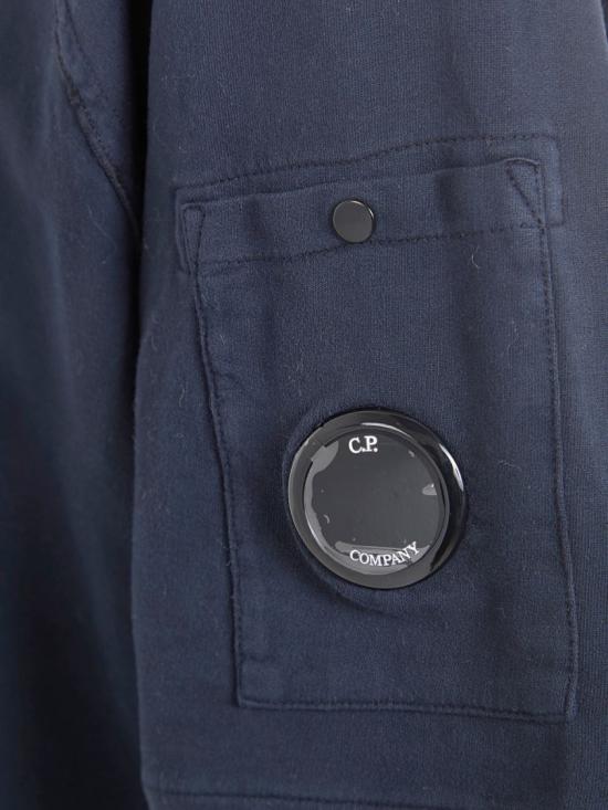 26SS 씨피 컴퍼니 라이트 플리스 숏슬리브 스웨트셔츠 20CMSS034A002246G Grey - C.P. COMPANY