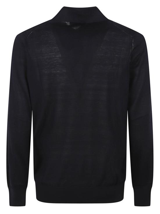 26SS 브루넬로 쿠치넬리 니트 폴로 셔츠 MNB805415 C2425 Black