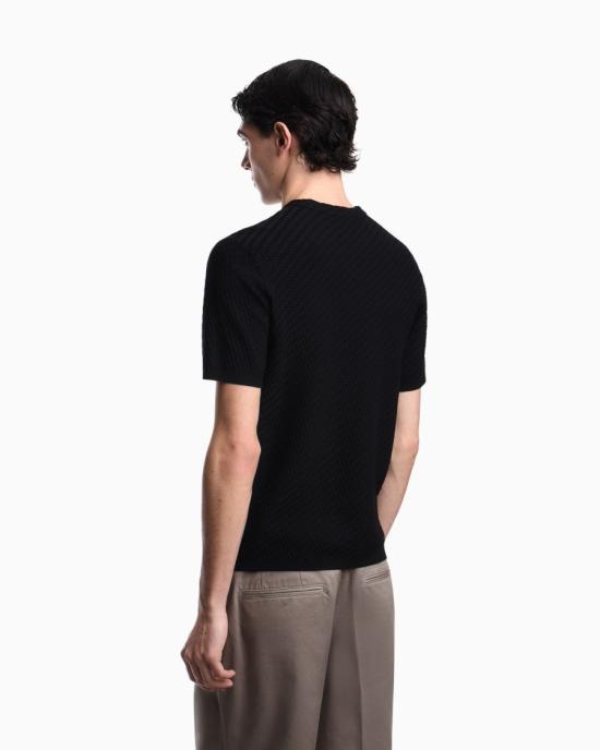 26SS 엠포리오 아르마니 반팔 티셔츠 EM004311 AF24576 109 Black - EMPORIO ARMANI