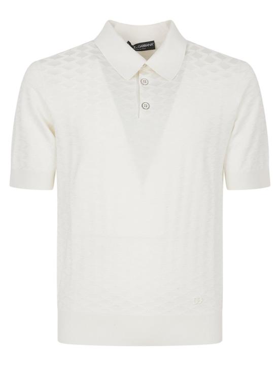 26SS 돌체앤가바나 폴로 티셔츠 GXZ02ZJBSOFW0001 White