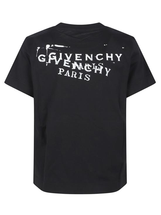 26SS 지방시 반팔 티셔츠 BW70FJP7A7001 Black - GIVENCHY