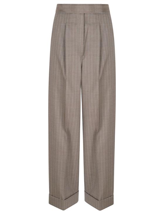 26SS 막스마라 스트레이트 팬츠 2611131151600 001 Brown