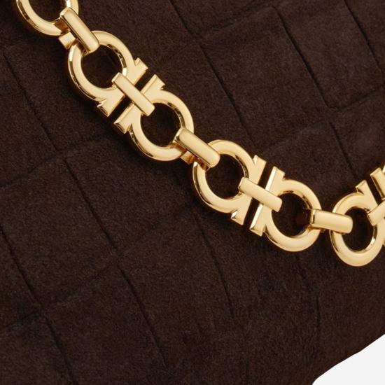 26SS 살바토레 페라가모 숄더백 21A371014 Black - SALVATORE FERRAGAMO