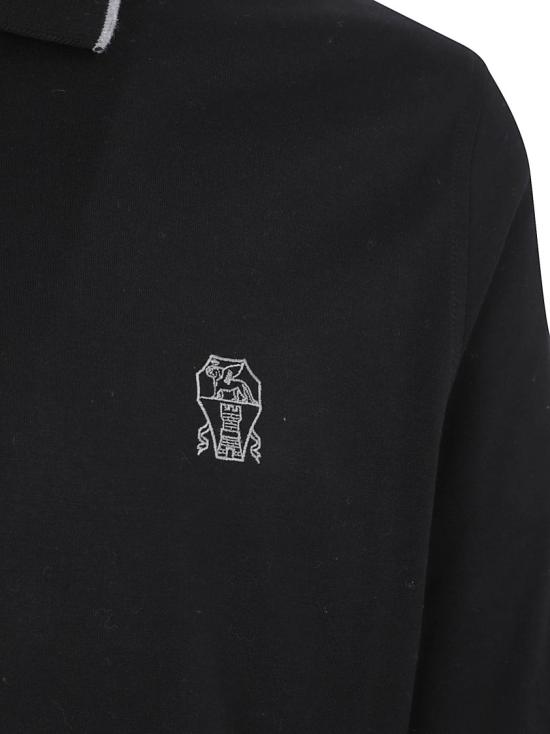 26SS 브루넬로 쿠치넬리 폴로 티셔츠 M0B139779G CCB75 Black - BRUNELLO CUCINELLI