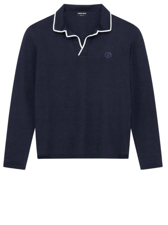 26SS 조르지오 아르마니 폴로 티셔츠 GM003140AF24710FB010 Black